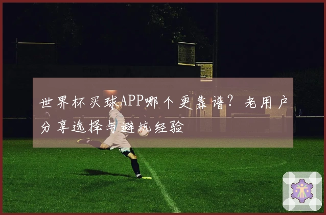 世界杯买球APP哪个更靠谱？老用户分享选择与避坑经验