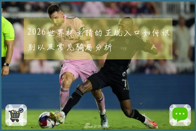 2026世界杯竞猜的正规入口如何识别以及常见骗局分析